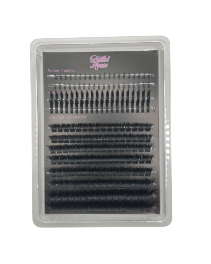 Bottom, Spikes, Cluster Lashes